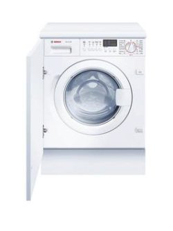 Bosch Wis28441Gbb 7Kg Load, 1400 Spin Integrated Washing Machine - White